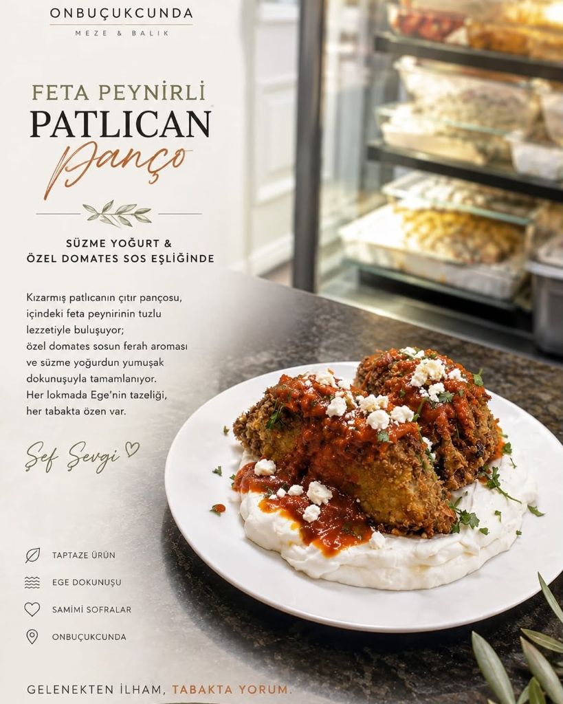 Feta Peynirli Patlıcan Panço
